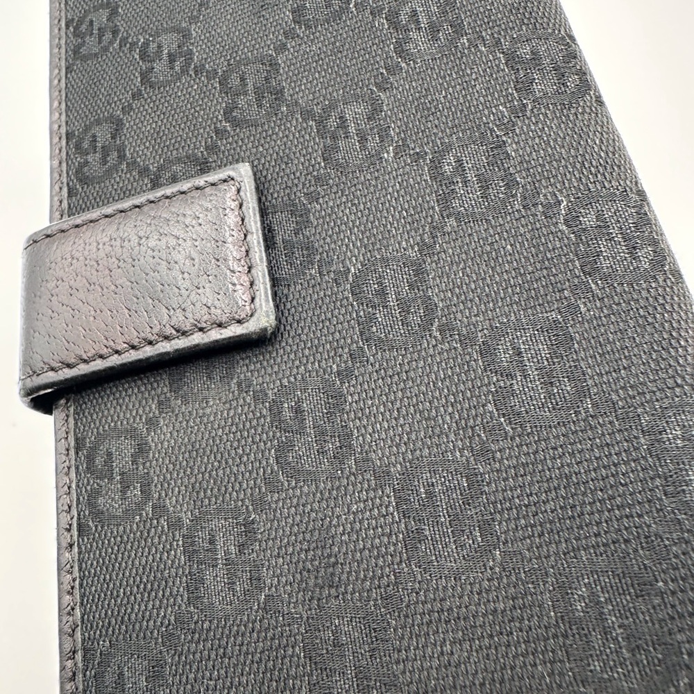 Gucci Sherry Bow Black Wallet with Gold Accents - Picture 13 of 13